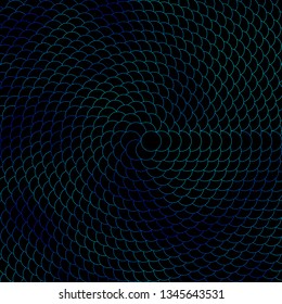Dark BLUE vector layout with circles. Abstract decorative design in gradient style with bubbles. Design for your commercials.