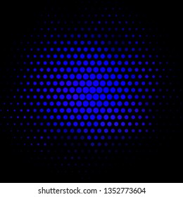 Dark BLUE vector layout with circles. Modern abstract illustration with colorful circle shapes. New template for your brand book.