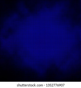 Dark BLUE vector layout with circles. Abstract decorative design in gradient style with bubbles. Pattern for business ads.