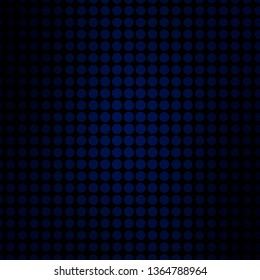 Dark BLUE vector layout with circles. Abstract illustration with colorful spots in nature style. Pattern for business ads.