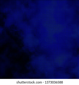 Dark BLUE vector layout with circles. Glitter abstract illustration with colorful drops. Pattern for booklets, leaflets.