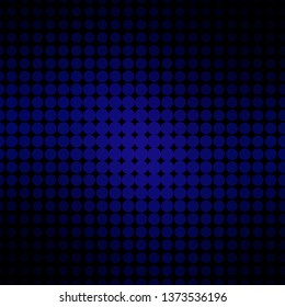 Dark BLUE vector layout with circles. Abstract illustration with colorful spots in nature style. New template for your brand book.