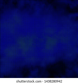 Dark BLUE vector layout with circles. Glitter abstract illustration with colorful drops. Design for your commercials.