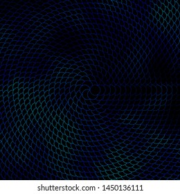 Dark BLUE vector layout with circles. Abstract decorative design in gradient style with bubbles. Design for posters, banners.