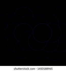 Dark BLUE vector layout with circles. Modern abstract illustration with colorful circle shapes. New template for your brand book.