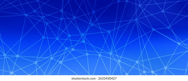 Dark BLUE vector layout with circles, lines. Glitter abstract illustration with connection of triangle structure. Pattern can be used for beautiful websites.
