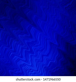 Dark BLUE vector layout with circular arc. Colorful abstract illustration with gradient curves. Pattern for websites, landing pages.