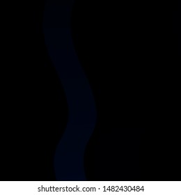 Dark BLUE vector layout with circular arc. Abstract gradient illustration with wry lines. Pattern for websites, landing pages.