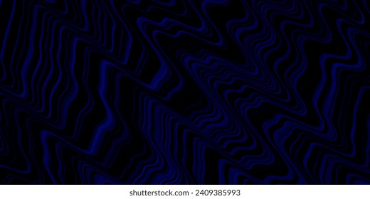 Dark BLUE vector layout with circular arc. Bright sample with colorful bent lines, shapes. Best design for your posters, banners.