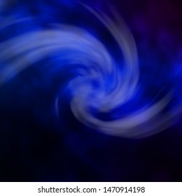 Dark BLUE vector layout with cloudscape. Gradient illustration with colorful sky, clouds. Template for landing pages.