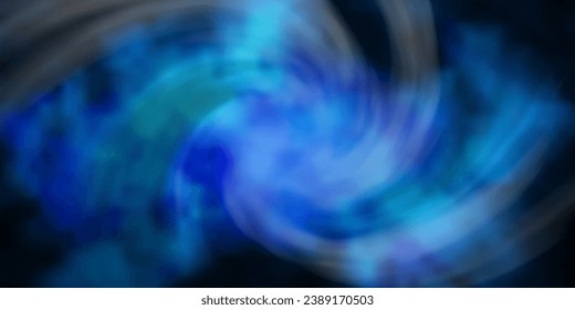 Dark BLUE vector layout with cloudscape. Shining illustration with abstract gradient clouds. Pattern for your booklets, leaflets.