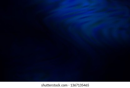 Dark BLUE vector layout with cosmic stars. Space stars on blurred abstract background with gradient. Pattern for astronomy websites.