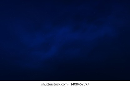 Dark BLUE vector layout with cosmic stars. Glitter abstract illustration with colorful cosmic stars. Pattern for astrology websites.