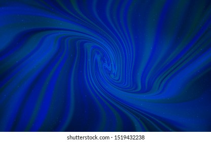 Dark BLUE vector layout with cosmic stars. Shining illustration with sky stars on abstract template. Pattern for astronomy websites.