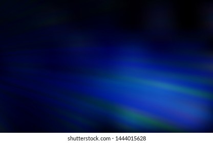 Dark BLUE vector layout with curved lines. Geometric illustration in abstract style with gradient.  Abstract style for your business design.