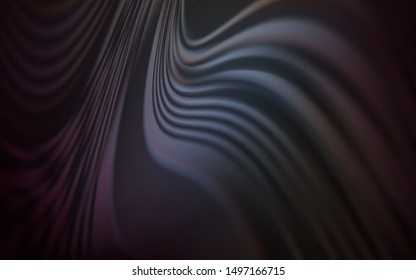 Dark BLUE vector layout with curved lines. Shining colorful illustration in simple style. A new texture for your  ad, booklets, leaflets.