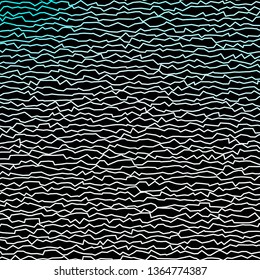Dark BLUE vector layout with curves. Colorful illustration in abstract style with bent lines. Pattern for busines booklets, leaflets