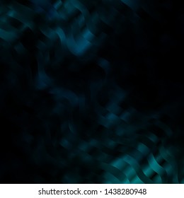 Dark BLUE vector layout with curves. Brand new colorful illustration with bent lines. Template for your UI design.