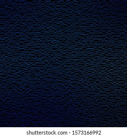 Dark BLUE vector layout with curves. Abstract gradient illustration with wry lines. Pattern for websites, landing pages.