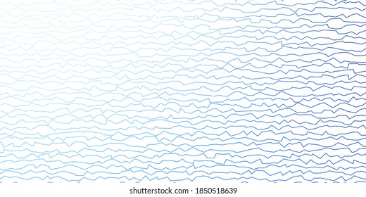Diseño de vector azul oscuro con curvas. Ilustración de degradado en un estilo sencillo con arcos. Plantilla para el diseño de la interfaz de usuario.