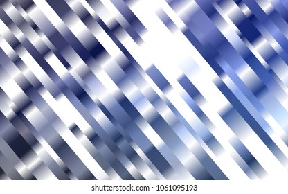 Dark BLUE vector layout with flat lines. Decorative shining illustration with lines on abstract template. Smart design for your business advert.