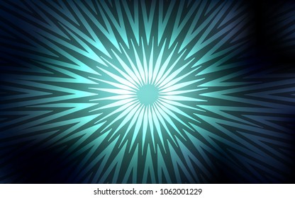 Dark BLUE vector layout with flat lines. Glitter abstract illustration with colored sticks. Template for your beautiful backgrounds.
