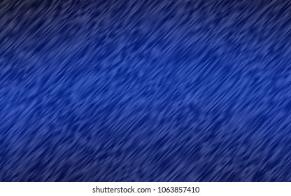 Dark BLUE vector layout with flat lines. Lines on blurred abstract background with gradient. The template can be used as a background.