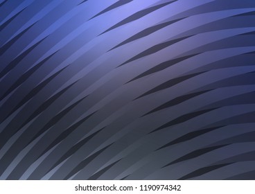 Dark BLUE vector layout with flat lines. Modern geometrical abstract illustration with staves. The pattern can be used for busines ad, booklets, leaflets