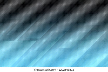 Dark BLUE vector layout with flat lines. Blurred decorative design in simple style with lines. Pattern for your busines websites.