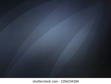 Dark BLUE vector layout with flat lines. Shining colored illustration with narrow lines. The pattern can be used as ads, poster, banner for commercial.