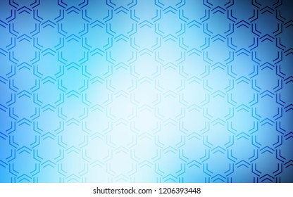 Dark BLUE vector layout with flat lines. Shining colored illustration with sharp stripes. The pattern for ad, booklets, leaflets.