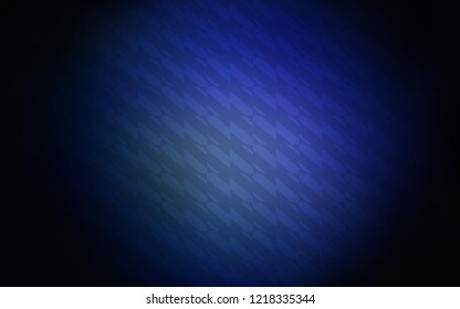 Dark BLUE vector layout with flat lines. Modern geometrical abstract illustration with Lines. Template for your beautiful backgrounds.