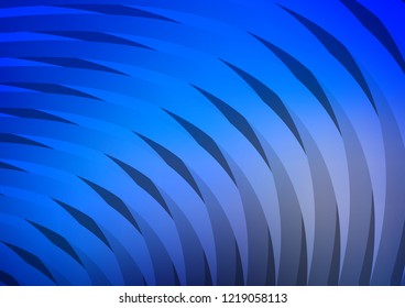 Dark BLUE vector layout with flat lines. Blurred decorative design in simple style with lines. Best design for your ad, poster, banner.