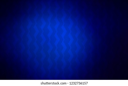 Dark BLUE vector layout with flat lines. Blurred decorative design in simple style with lines. Best design for your ad, poster, banner.