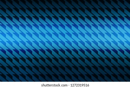 Dark BLUE vector layout with flat lines. Modern geometrical abstract illustration with Lines. Smart design for your business advert.