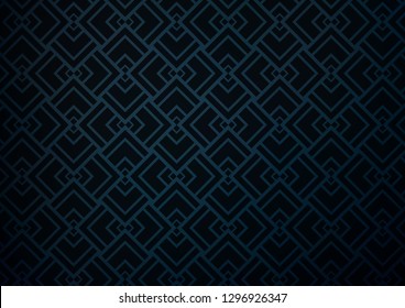Dark BLUE vector layout with flat lines. Blurred decorative design in simple style with lines. Pattern for ads, posters, banners.