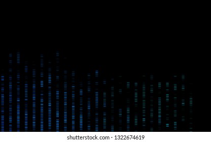 Dark BLUE vector layout with flat lines. Glitter abstract illustration with colored sticks. Pattern for ads, posters, banners.