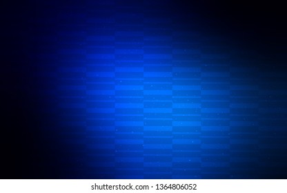 Dark BLUE vector layout with flat lines. Blurred decorative design in simple style with lines. Pattern for your busines websites.