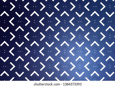 Dark BLUE vector layout with flat lines. Modern geometrical abstract illustration with staves. The pattern can be used for websites.