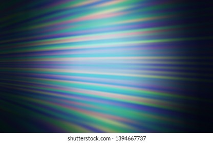 Dark BLUE vector layout with flat lines. Blurred decorative design in simple style with lines. Smart design for your business advert.