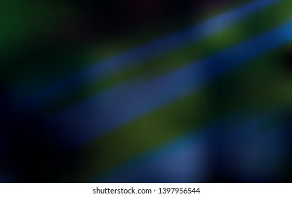 Dark BLUE vector layout with flat lines. Lines on blurred abstract background with gradient. Pattern for ad, booklets, leaflets.