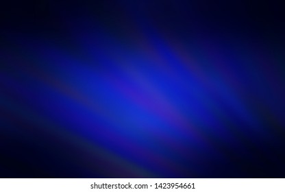 Dark BLUE vector layout with flat lines. Shining colored illustration with sharp stripes. Pattern for ad, booklets, leaflets.