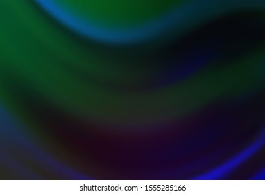 Dark BLUE vector layout with flat lines. Blurred decorative design in simple style with lines. Pattern for ads, posters, banners.