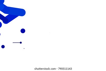 Dark BLUE vector layout with flat lines. Modern geometrical abstract illustration with staves. The pattern can be used as ads, poster, banner for medicine.
