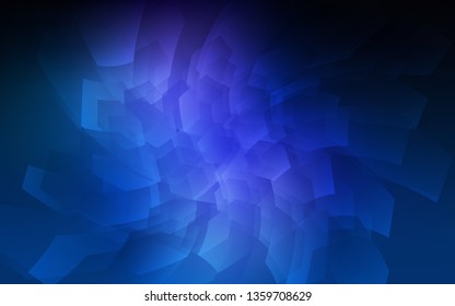 Dark BLUE vector layout with hexagonal shapes. Illustration of colored hexagons on white surface. Pattern can for your ad, booklets. Dark BLUE vector layout with hexagonal shapes. Illustration of colored hexagons on white surface. Pattern can for your ad, booklets.