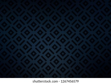 Dark BLUE vector layout with lines, rectangle. Shining colorful illustration with lines, rectangles. Best design for your ad, poster, banner.