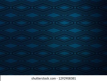Dark BLUE vector layout with lines, rectangle. Shining colorful illustration with lines, rectangles. Pattern for ads, posters, banners.