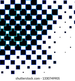 Dark BLUE vector layout with lines, rectangles. Rectangles with colorful gradient on abstract background. Template for cellphones.