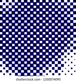 Dark BLUE vector layout with lines, rectangles. New abstract illustration with rectangular shapes. Template for cellphones.