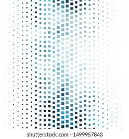 Dark BLUE vector layout with lines, rectangles. Rectangles with colorful gradient on abstract background. Pattern for commercials, ads.